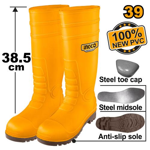 Ingco Size 39 40cm Safety boots | SSH092S1P.39 Ingco